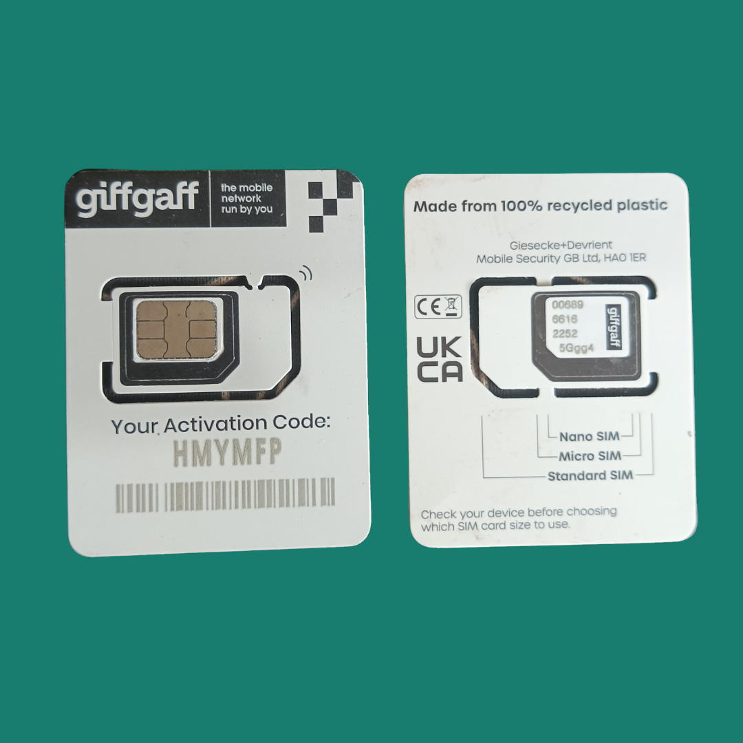 Giffgaff Uk Sim Cards Best For Small Buisness Owser